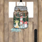 Winter Christmas Critters Mason Jar Door Hanger