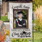 Wooden Frame Graduation Photo Garden Flag