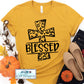 Blessed Leopard Cross Graphic Tee